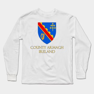 County Armagh, Ireland - Coat of Arms Long Sleeve T-Shirt